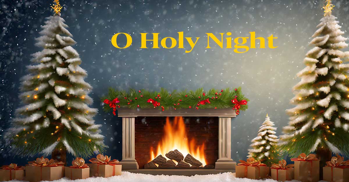 O Holy Night Lyrics Christmas Carol Lyrics O Holy Night! The stars are  brightly shining, It is the night of the dear Saviour's birth. Long lay the  world. - ppt download